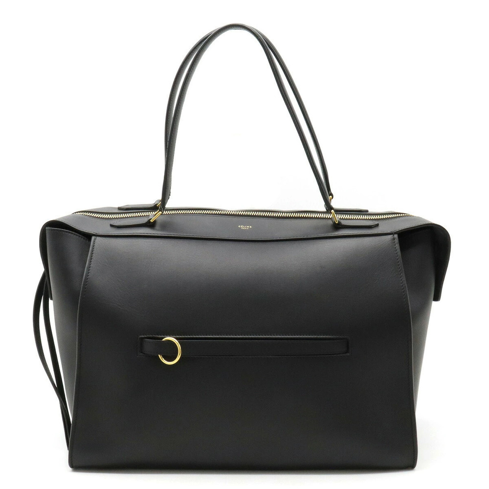 Celine Ring Bag Handbag Leather Black